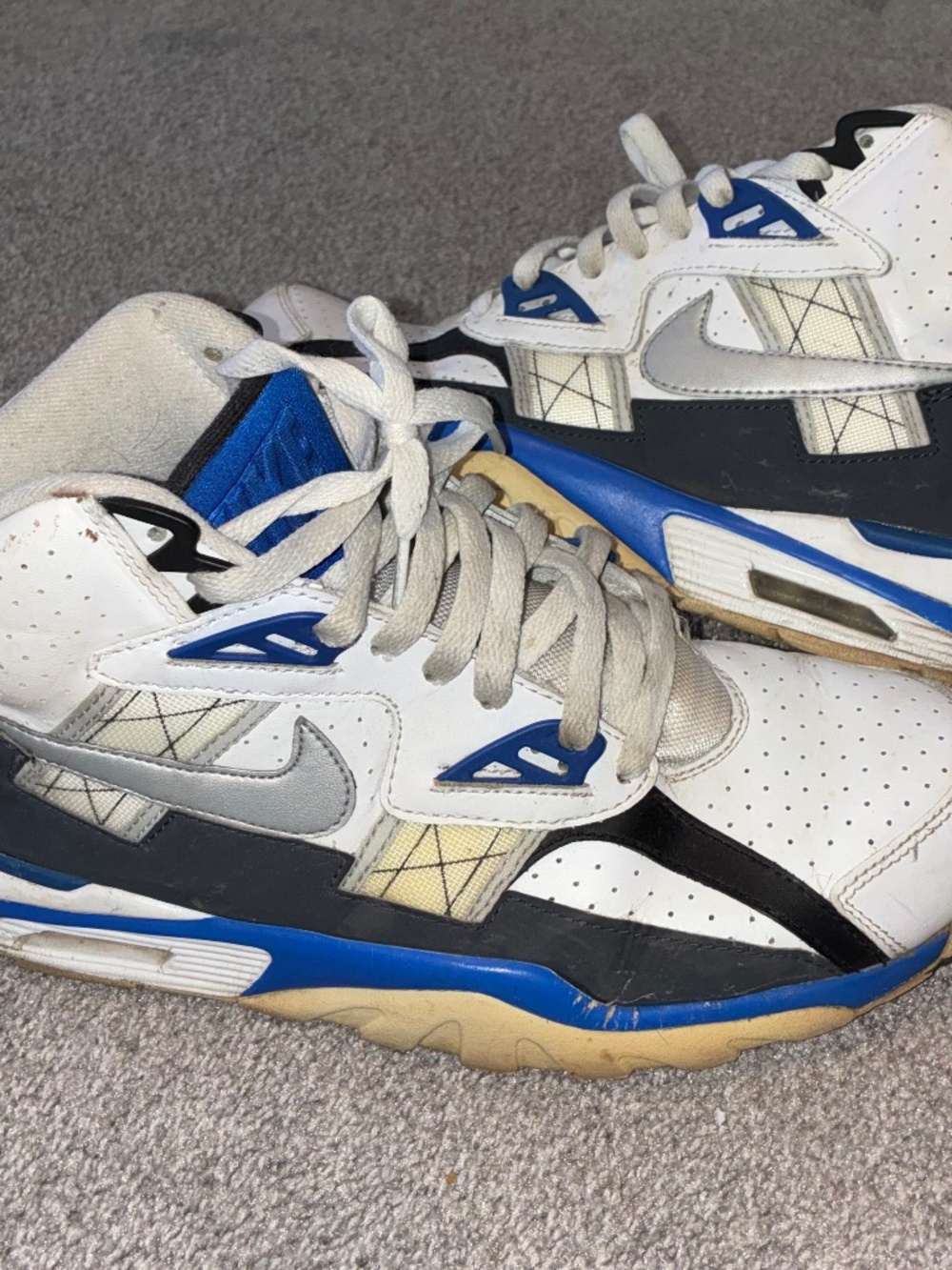 Nike Air Trainer SC men’s 10.5 White Platinum Blue - Bo Jackson